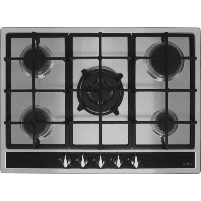 CDA HG7351SS Built In Gas Hob - Stainless Steel - HG7351SS_SS - 1