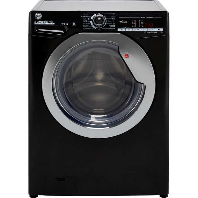 Hoover H-WASH 300 H3DS4965TACBE Wifi Connected 9Kg / 6Kg Washer Dryer with 1400 rpm - Black - E Rated
