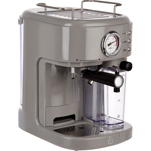 Swan Retro SK22150GRN Espresso Coffee Machine - Grey