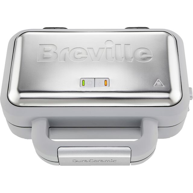 Breville Duraceramic VST072 Waffle Maker - Silver 