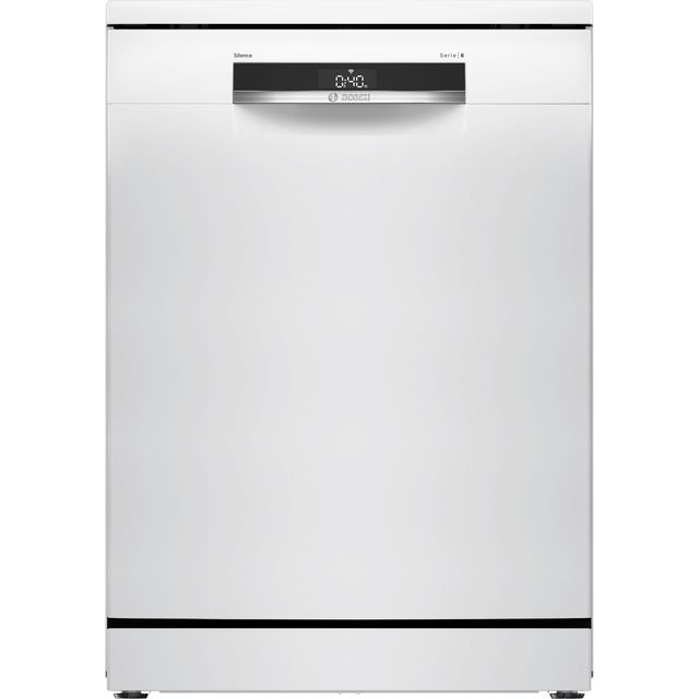 Bosch Series 6 SMS6EDW02G Standard Dishwasher - White - SMS6EDW02G_WH - 1
