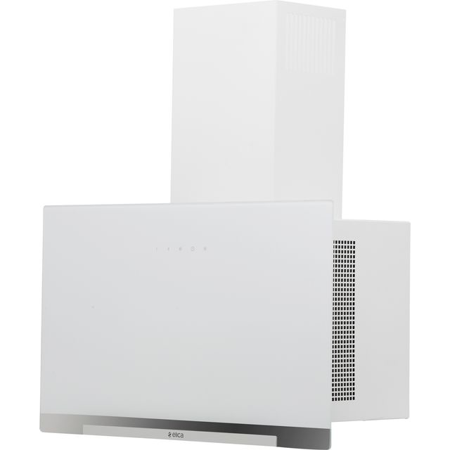 Elica APLOMB-WH-60 60 cm Chimney Cooker Hood - White Glass - A Rated