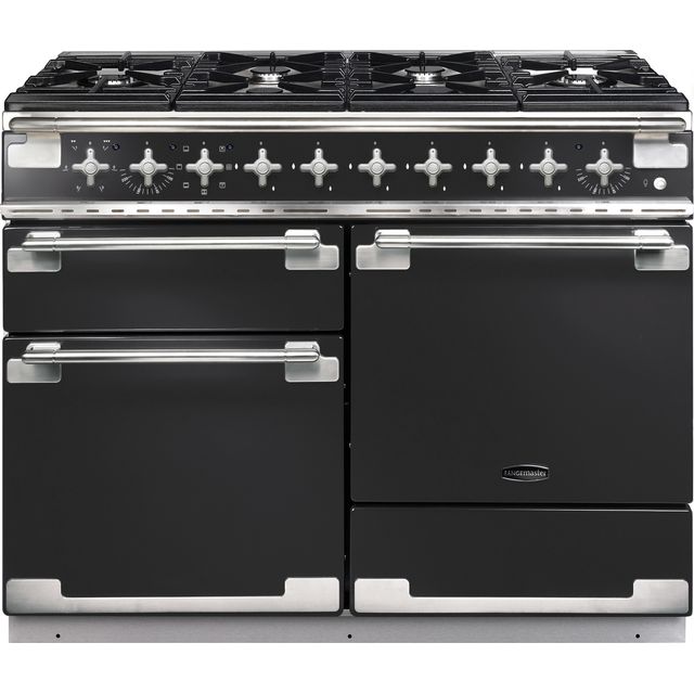 Rangemaster ELS110DFFCB Elise 110cm Dual Fuel Range Cooker - Charcoal Black - ELS110DFFCB_CBK - 1