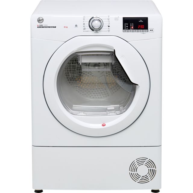 Hoover HLEH8A2DE 8kg Heat Pump Tumble Dryer - White - HLEH8A2DE_WH - 1