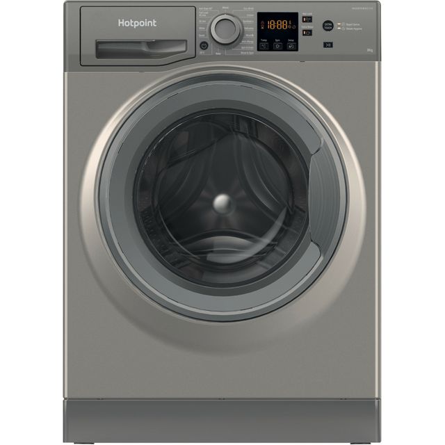 Hotpoint Anti-Stain NSWM 846 GG UK 8Kg Washing Machine - Graphite - NSWM 846 GG UK_GH - 1