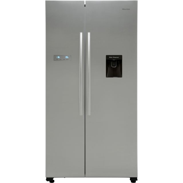 Hisense RS741N4WC11 Non-Plumbed American Fridge Freezer - Stainless Steel Effect - F Rated 