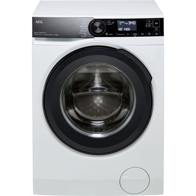 AEG 8000 PowerCare UniversalDose LFR84146UC 10kg WiFi Connected Washing Machine with 1400 rpm - White - A Rated