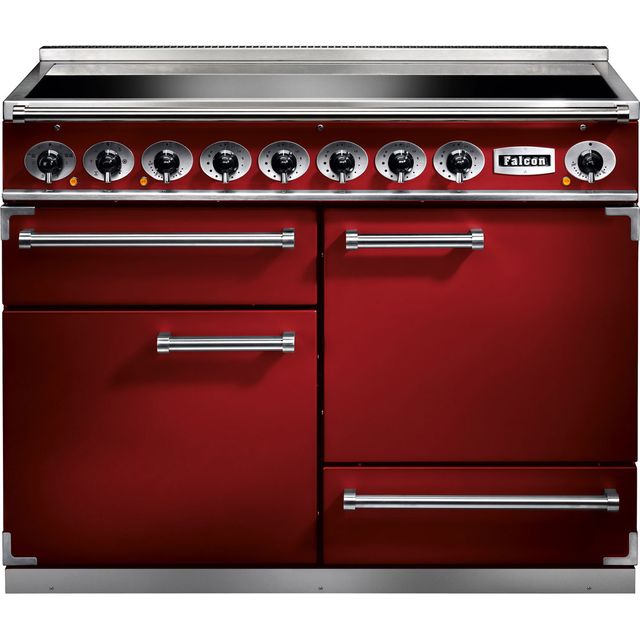 Falcon F1092DXEIRD/N 1092 DELUXE 110cm Electric Range Cooker - Cherry Red - F1092DXEIRD/N_CHE - 1