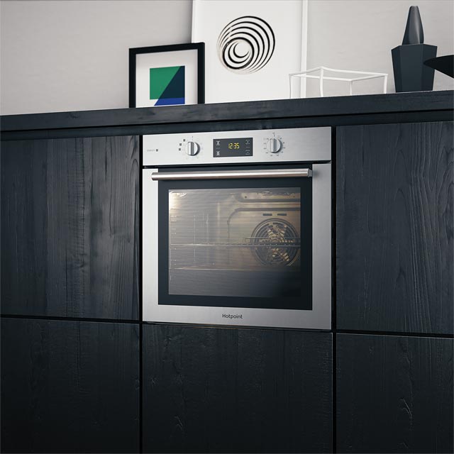 Hotpoint ActiveCook FA4S544IXH Built In Electric Single Oven - Stainless Steel - FA4S544IXH_SS - 5