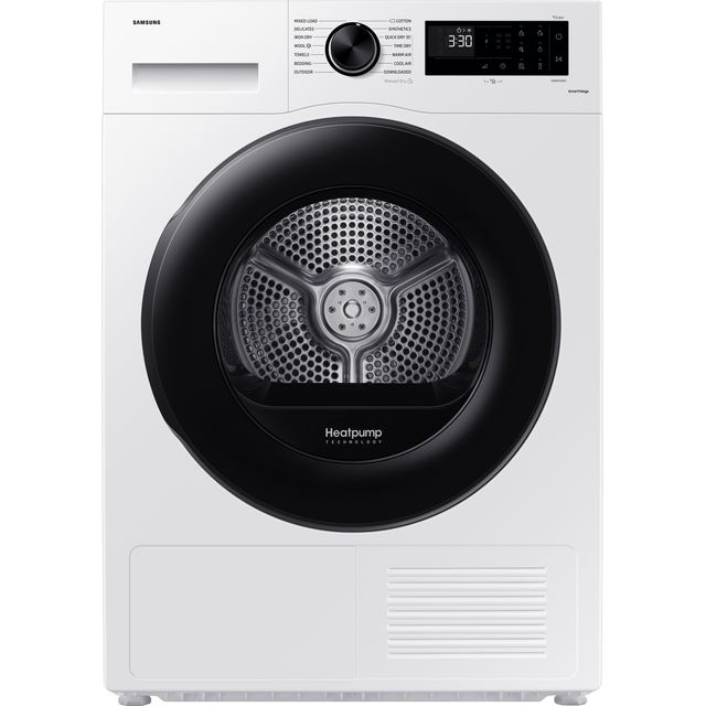 Samsung DV90CGC0A0AE 9kg Heat Pump Tumble Dryer - White - DV90CGC0A0AE_WH - 1