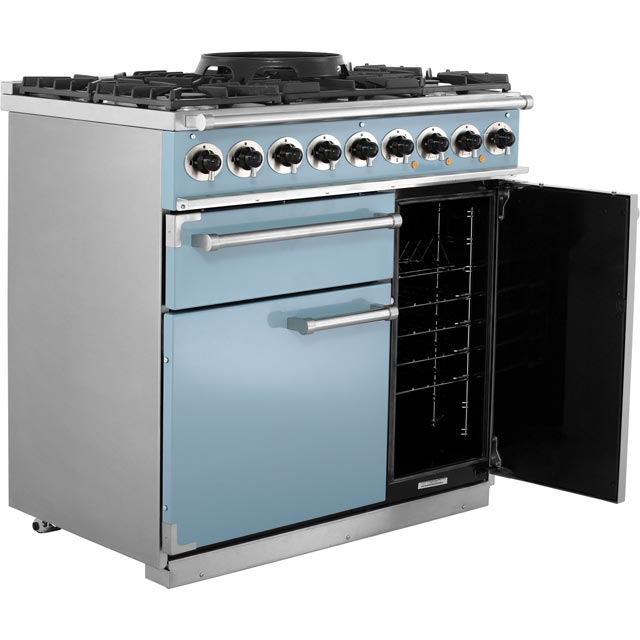 Falcon F900DXDFRD/NM 900 DELUXE 90cm Dual Fuel Range Cooker - Cherry Red - F900DXDFRD/NM_CHE - 5