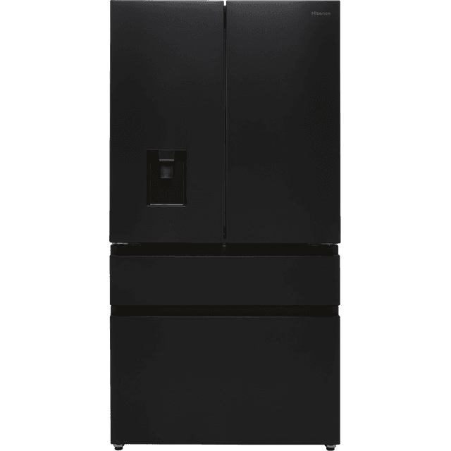 Hisense PureFlat American Fridge Freezer - Black - F Rated