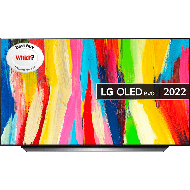 LG OLED48C26LB 48" Smart 4K Ultra HD OLED TV - White - OLED48C26LB - 1