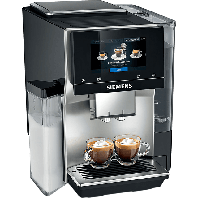 Siemens EQ.700 TQ703GB7 Wifi Connected Bean to Cup Coffee Machine - Black / Silver