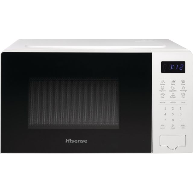 Hisense H20MOWS4UK 20 Litre Microwave - White - H20MOWS4UK_WH - 1