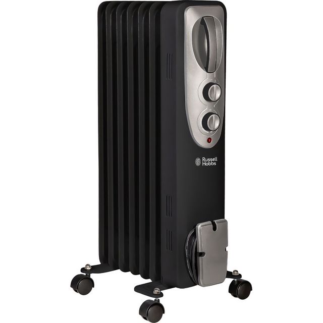 Russell Hobbs 7 Fin RHOFR5001B Oil Filled Radiator 1500W - Black