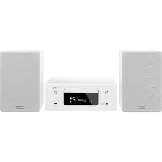 Denon N-10WTE2GB Hi-Fi System - White - N-10WTE2GB - 1