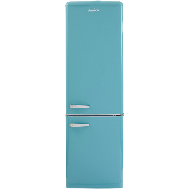 FKR29653DEB | Amica Fridge Freezer | Duck Egg Blue | ao.com