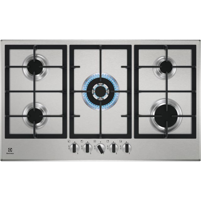 Electrolux KGS9536X Built In Gas Hob - Stainless Steel - KGS9536X_SS - 1