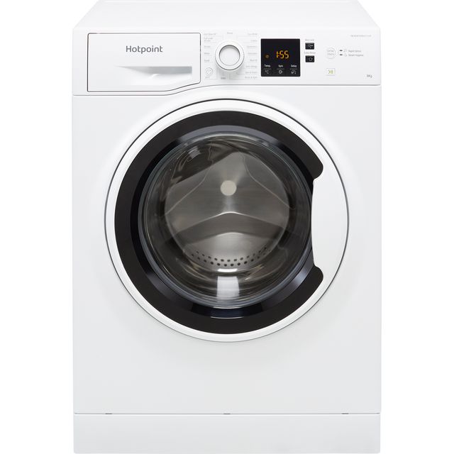 Hotpoint NSWA845CWWUKN 8kg Washing Machine with 1400 rpm - White - B Rated