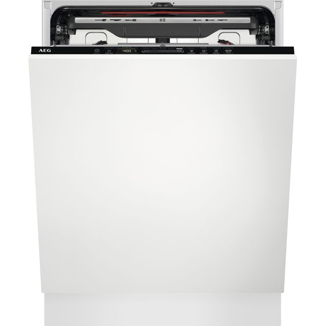 AEG 7000 Series FSE75737P Fully Integrated Standard Dishwasher - Black Control Panel with Sliding Door Fixing Kit - B Rated