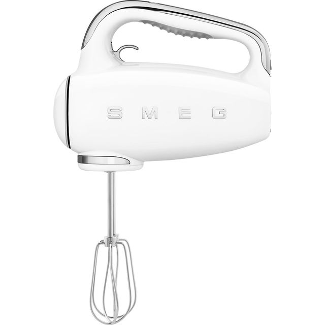 Smeg 50's Retro HMF01WHUK Hand Mixer with 3 Accessories - White