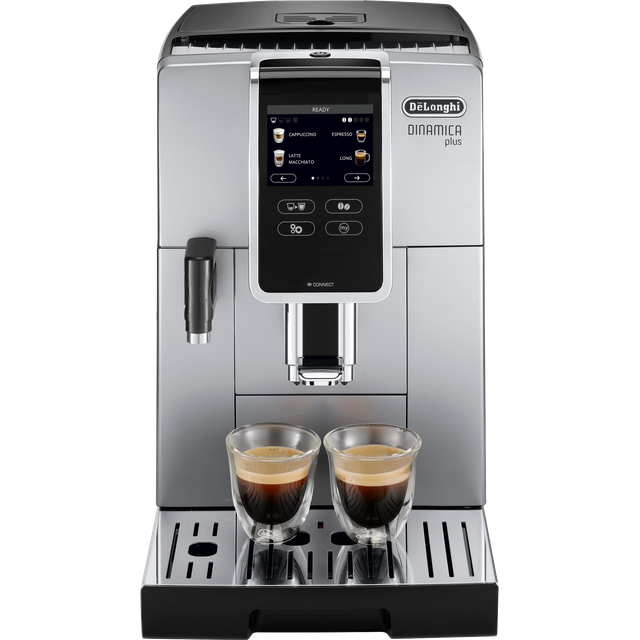 De'Longhi Dinamica ECAM370.85.SB Bean to Cup Coffee Machine - Silver / Black