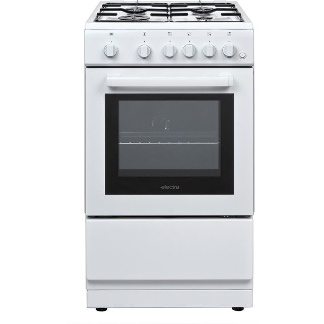 Electra BEF50SGW Gas Cooker - White - BEF50SGW_WH - 1