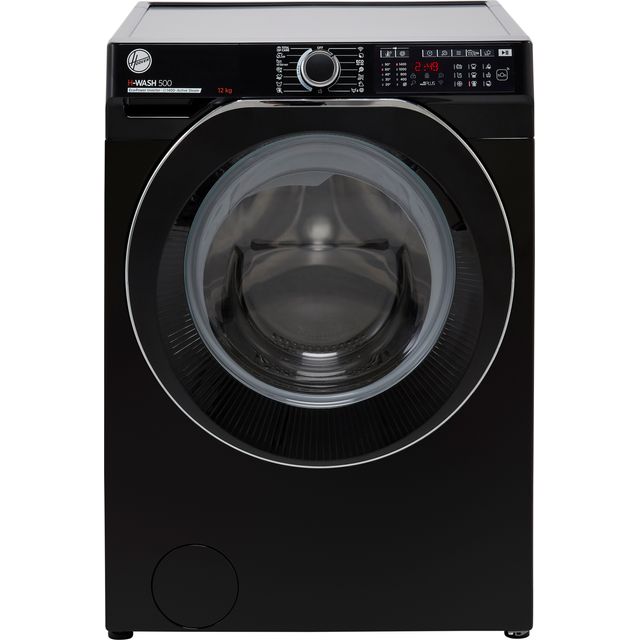 Hoover H-WASH 500 HW412AMBCB/1 12kg WiFi Connected Washing Machine with 1400 rpm - Black - A Rated