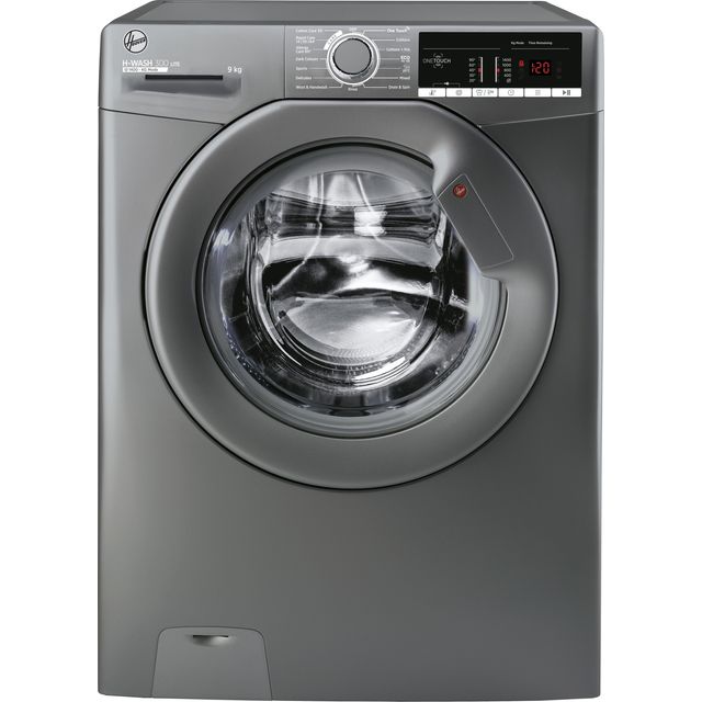 Hoover H-WASH 300 LITE H3W49TAGG4/1-80 9kg WiFi Connected Washing Machine with 1400 rpm - Graphite - B Rated