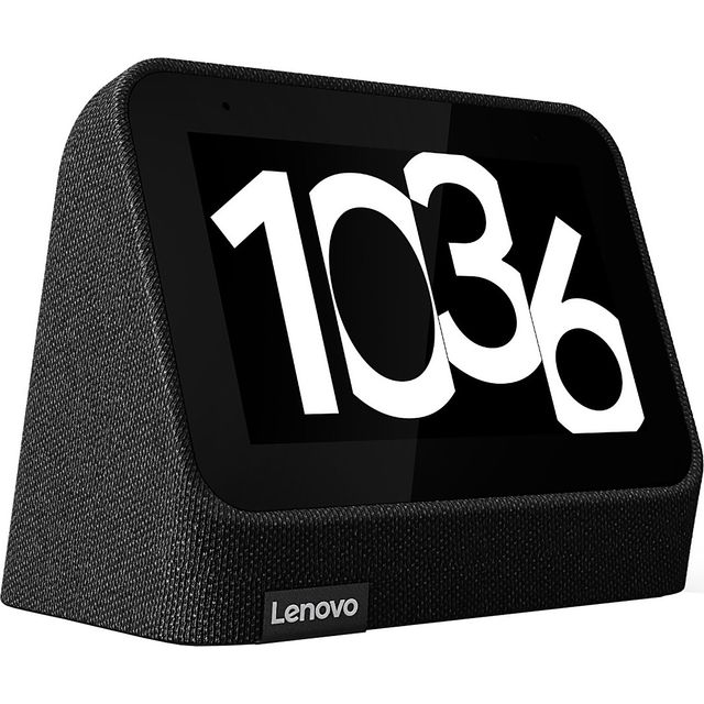 Lenovo Smart Clock 2 with Google Assistant - 4" Screen - Black 