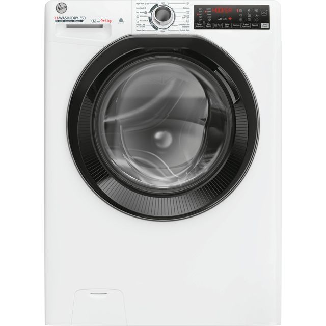 Hoover H-WASH&DRY 350 H3DPS4966TAMB-80 Wifi Connected 9Kg / 6Kg Washer Dryer with 1400 rpm - White - D Rated