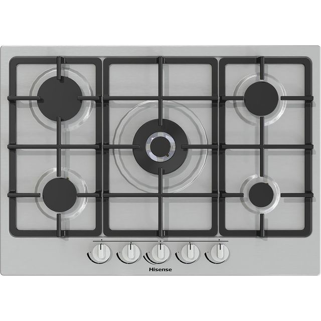 Hisense GM773XF Built In Gas Hob - Stainless Steel - GM773XF_SS - 1