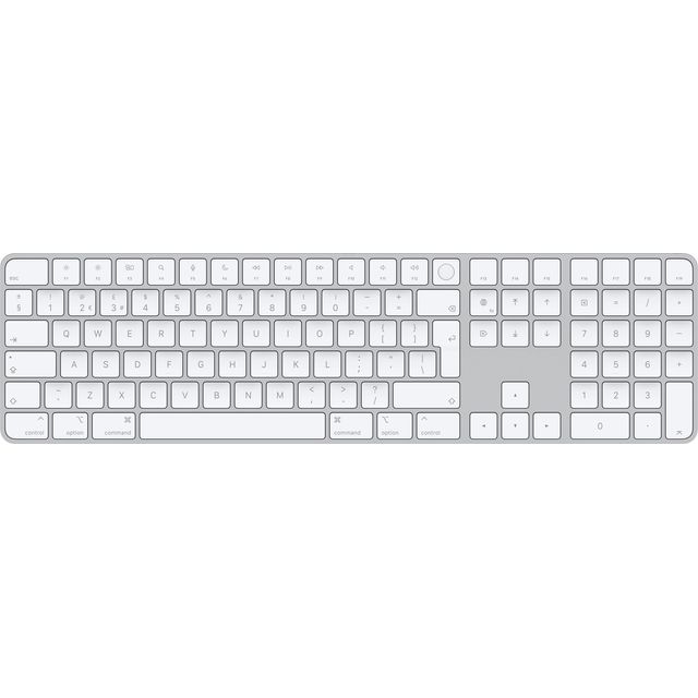 Apple Magic Keyboard with Touch ID and Numeric Keypad Keyboard in White