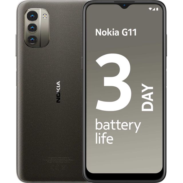 Nokia G11 32GB in Charcoal 