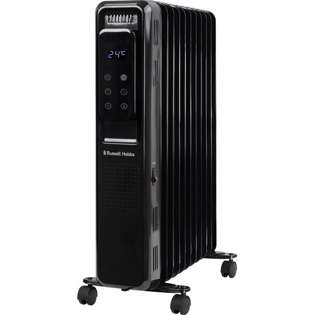 Russell Hobbs 11 Fin RHOFR2521B-D Oil Filled Radiator With Remote Control 2500W - Black