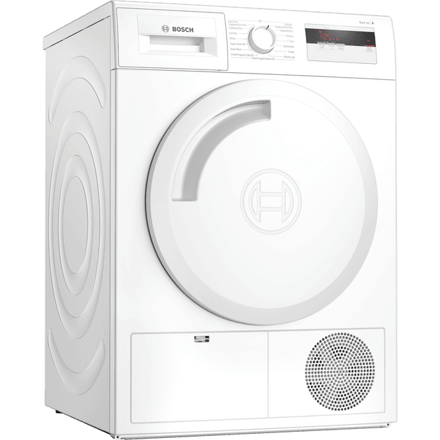 Bosch Series 4 WTH84000GB Heat Pump Tumble Dryer - White - WTH84000GB_WH - 1