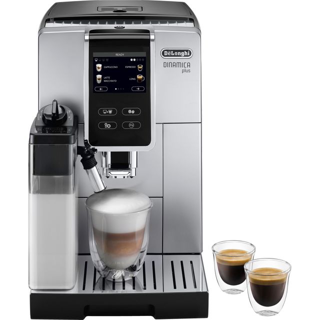 De'Longhi Dinamica ECAM370.70.SB Bean to Cup Coffee Machine - Silver / Black