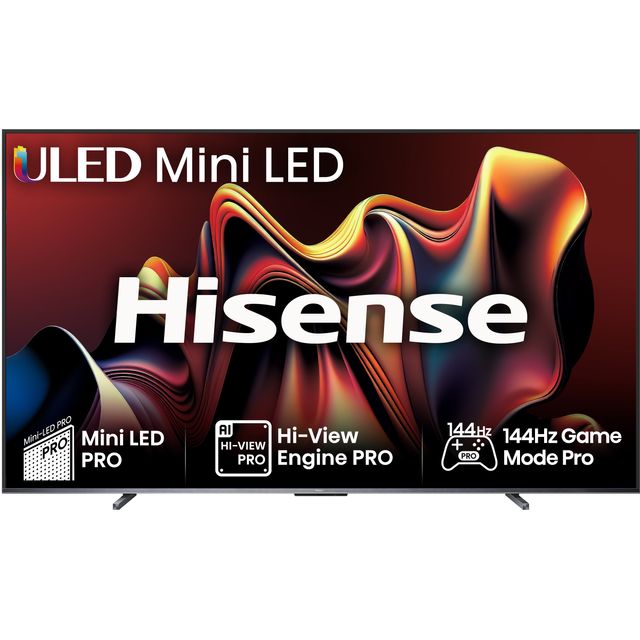 Hisense 100U7NQTUK 100" Smart 4K Ultra HD TV - Black - 100U7NQTUK - 1