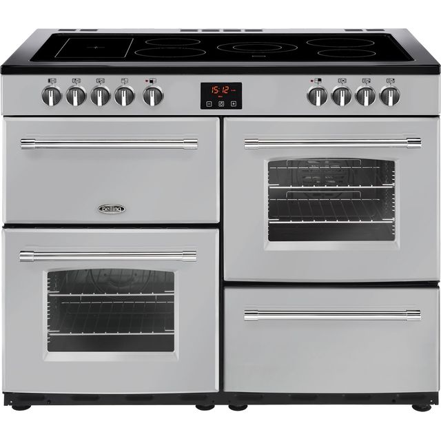 Belling Farmhouse110E Farmhouse 110E 110cm Electric Range Cooker - Silver - Farmhouse110E_SI - 1