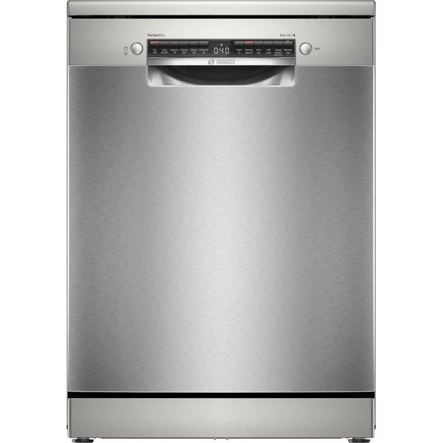 Bosch Series 6 SMS6ZCI10G Standard Dishwasher - Silver - SMS6ZCI10G_SI - 1