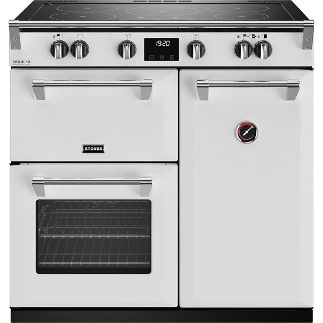 Stoves ST DX RICH D900Ei TCH IWH Richmond Deluxe Electric Range Cooker - Icy White - ST DX RICH D900Ei TCH IWH_IWH - 1