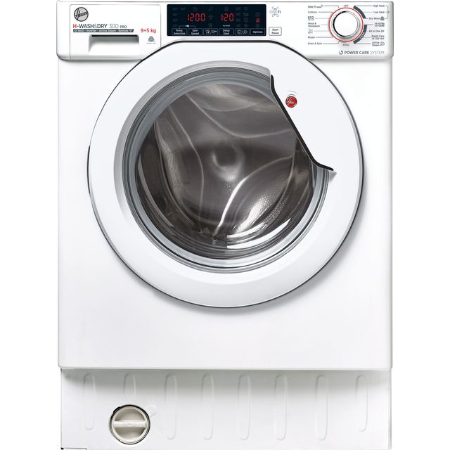 Hoover H-WASH&DRY 300 PRO HBDOS695TAME Built In 9Kg / 5Kg Washer Dryer - White - HBDOS695TAME_WH - 1