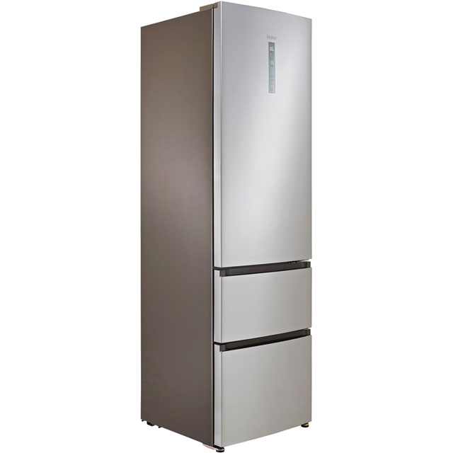 Haier A3FE737CMJ 70/30 Frost Free Fridge Freezer - Stainless Steel - A++ Rated Haier A3FE737CMJ 70/30 Frost Free Fridge Freezer - Stainless Steel - A++ Rated