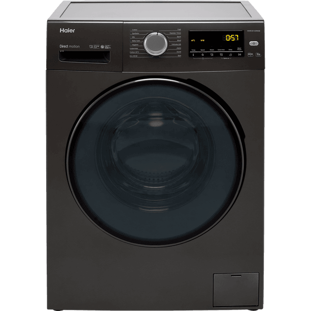 Haier HW90-B1439NS8 9Kg Washing Machine with 1400 rpm - Graphite - A Rated