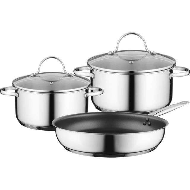 Bosch Induction Pan Set with 3 Pans - Stainless Steel