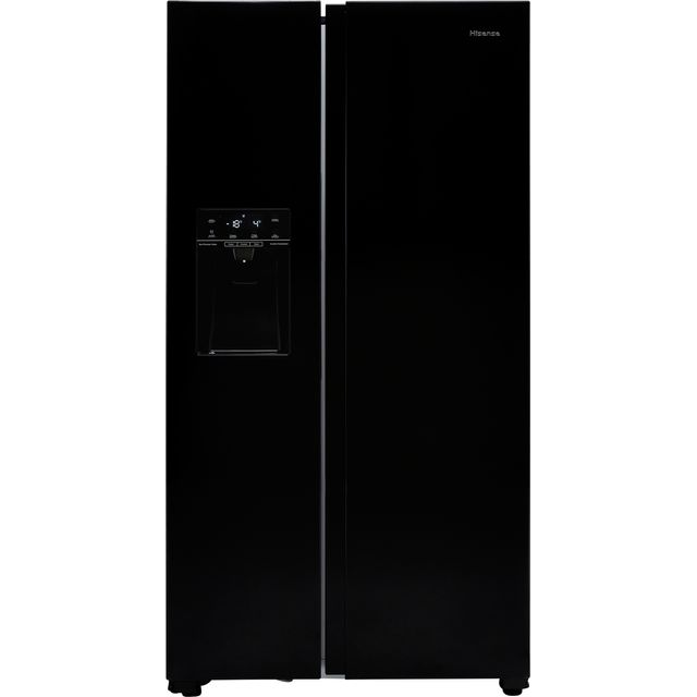 Hisense PureFlat RS694N4TBF American Fridge Freezer - Black - RS694N4TBF_BK - 1
