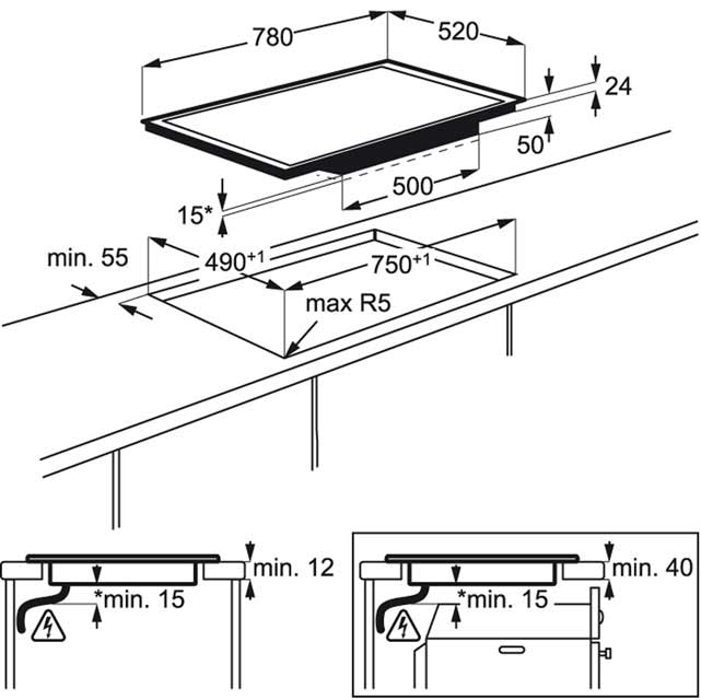 AEG HKP85410FB Integrated Electric Hob Reviews