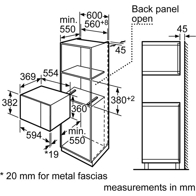 Bosch HMT84G654B Integrated Microwave Oven Reviews