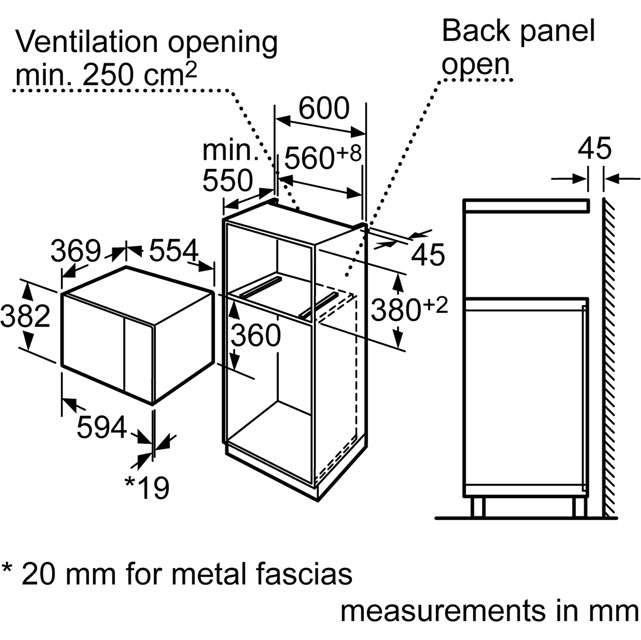 Bosch HMT84G654B Integrated Microwave Oven Reviews